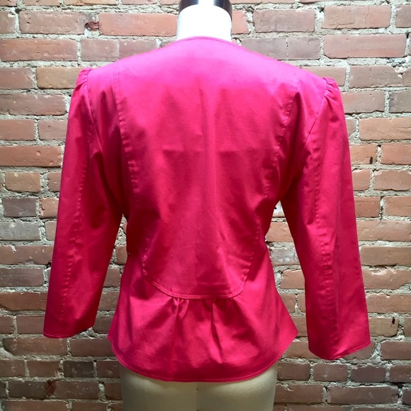LAST CALL! OSCAR DE LA RENTA Pink Vintage Blazer - Picture 5 of 8